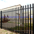 Black Color Powder Coated W & D Section Palisade Security Fence